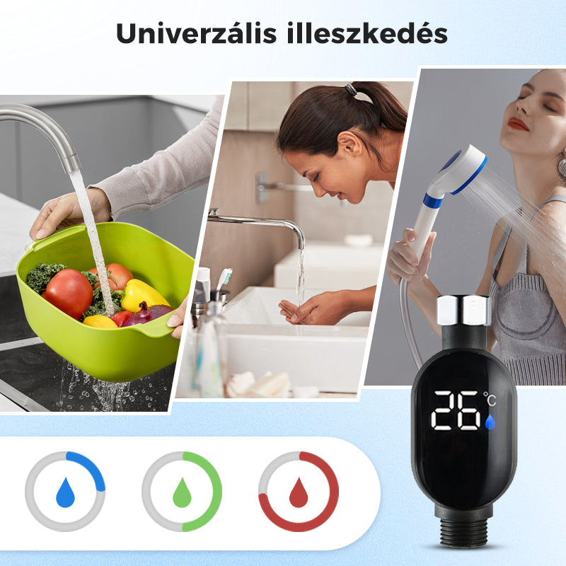 🌈2+2 GRATIS🚿 Prikaz temperature tuša - sigurno kupanje za djecu i starije osobe!