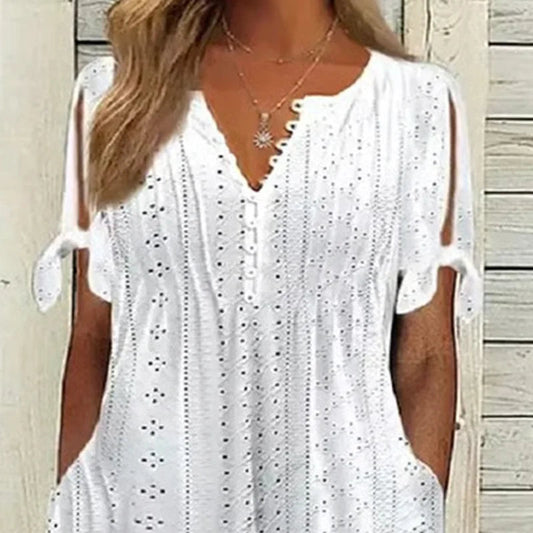 🥰Elegantna ženska haljina s V-izrezom
