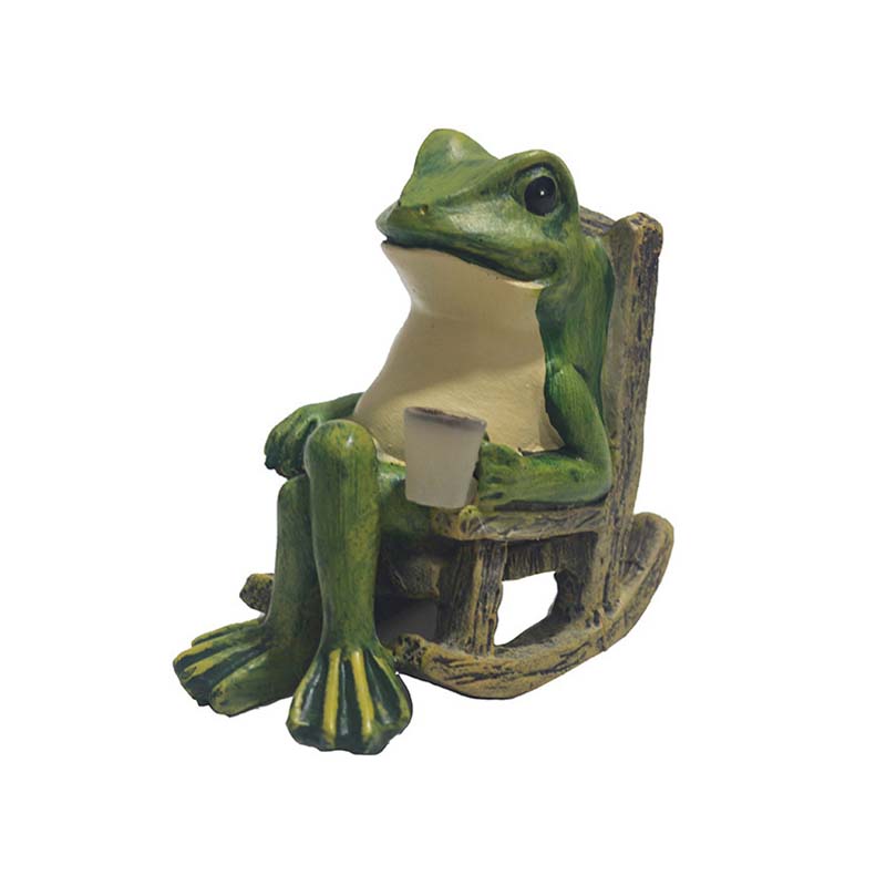 🐸Ukras za ljuljanje u obliku žabe na solarni pogon