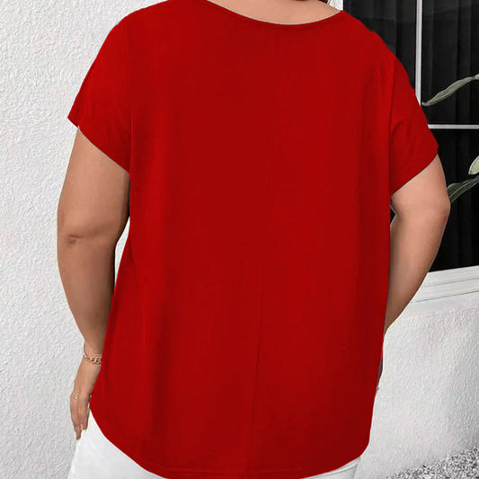 Ženska bluza s V-izrezom
