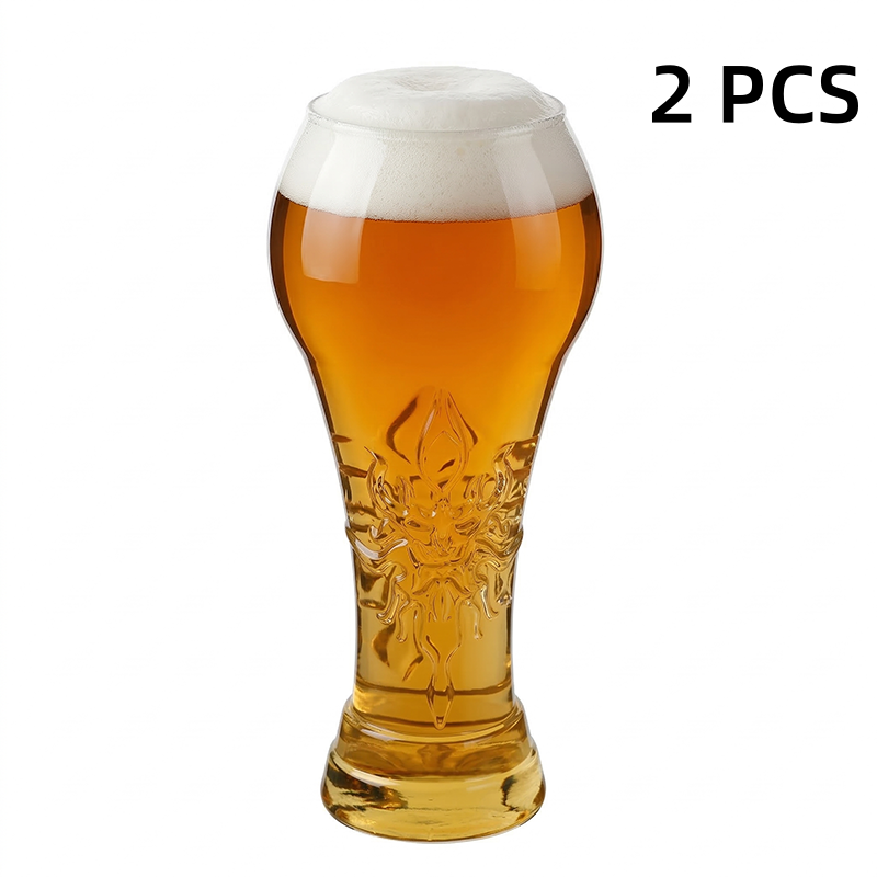 Velika krigla za pivo ukrašena umjetničkim reljefom
