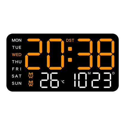 🔥🕘 Veliki LED digitalni zidni sat 🏡
