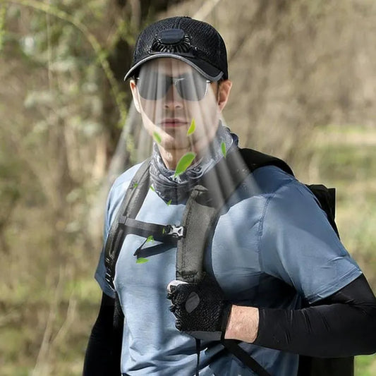 🔥VRUĆA RASPRODAJA 49% POPUSTA🧢2026 Pro Vanjska Kapa za Hlađenje: Kapa s Ventilatorom s Dva Napajanja