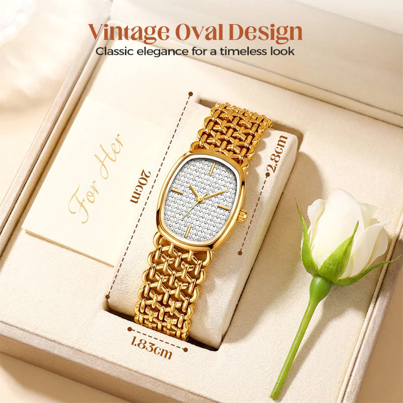 ✨⌚Elegantni pleteni kvarcni sat za žene