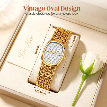 ✨⌚Elegantni pleteni kvarcni sat za žene