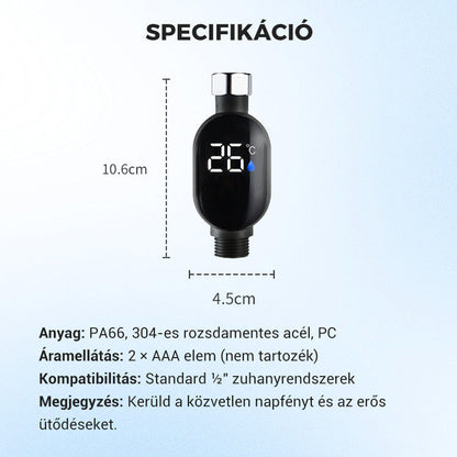 🌈2+2 GRATIS🚿 Prikaz temperature tuša - sigurno kupanje za djecu i starije osobe!