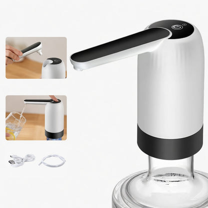 Pumpa za vodu iz boce, automatski dispenzer vode s USB punjenjem, pumpa za vodu iz boce s jednim gumbom