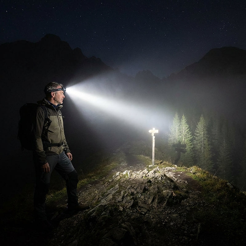 Višenamjenska punjiva LED naglavna lampa