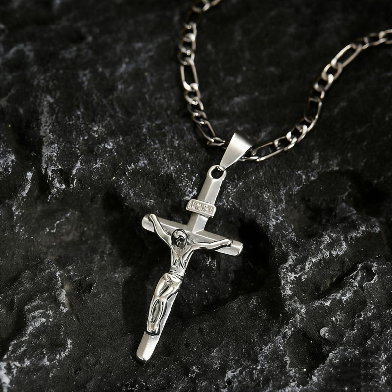 ✝️Ogrlica s privjeskom u obliku raspela zlatne boje