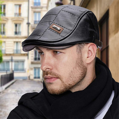 🎩Nova modna kožna beretka