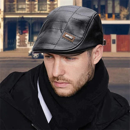 🎩Nova modna kožna beretka