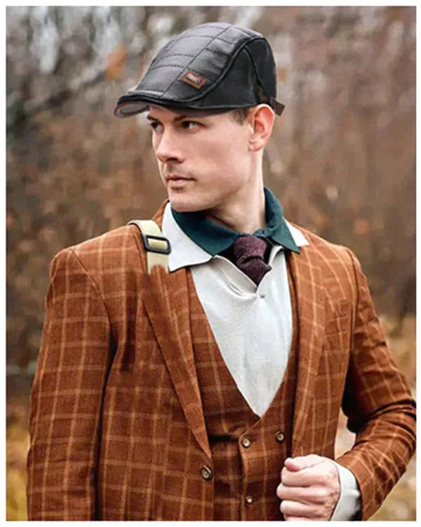 🎩Nova modna kožna beretka