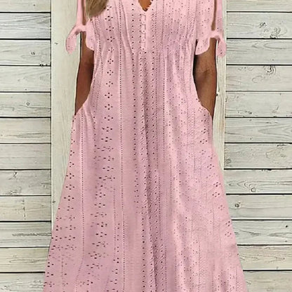 🥰Elegantna ženska haljina s V-izrezom