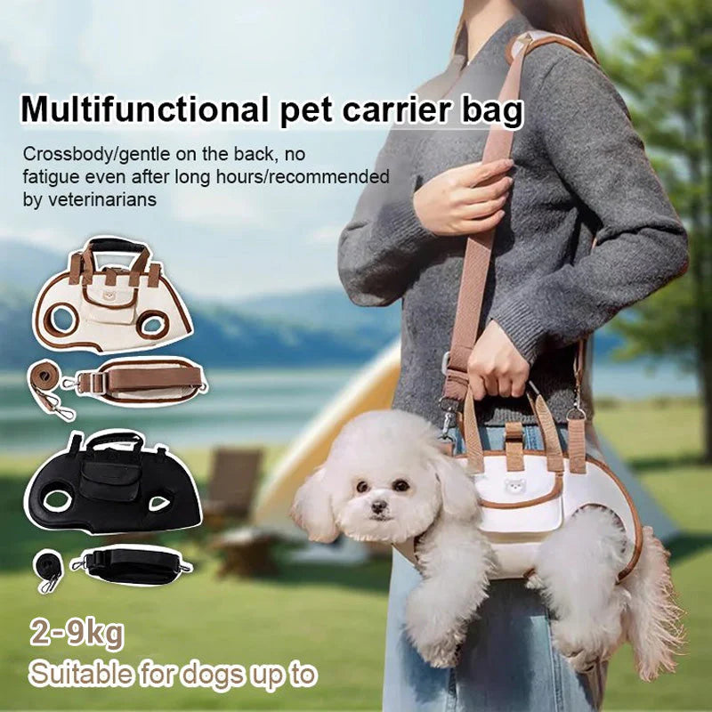 🐕🎒 2-u-1 transporter za kućne ljubimce - prozračan, siguran, udoban