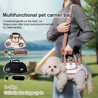 🐕🎒 2-u-1 transporter za kućne ljubimce - prozračan, siguran, udoban