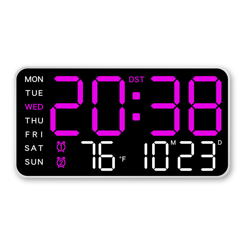 🔥🕘 Veliki LED digitalni zidni sat 🏡