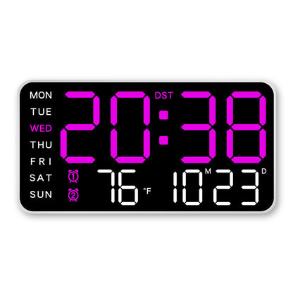 🔥🕘 Veliki LED digitalni zidni sat 🏡