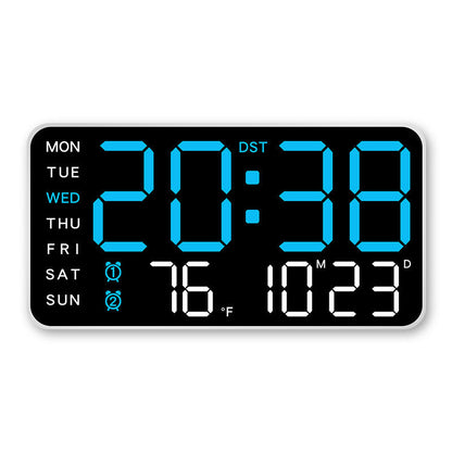 🔥🕘 Veliki LED digitalni zidni sat 🏡