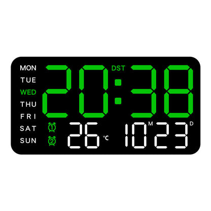 🔥🕘 Veliki LED digitalni zidni sat 🏡