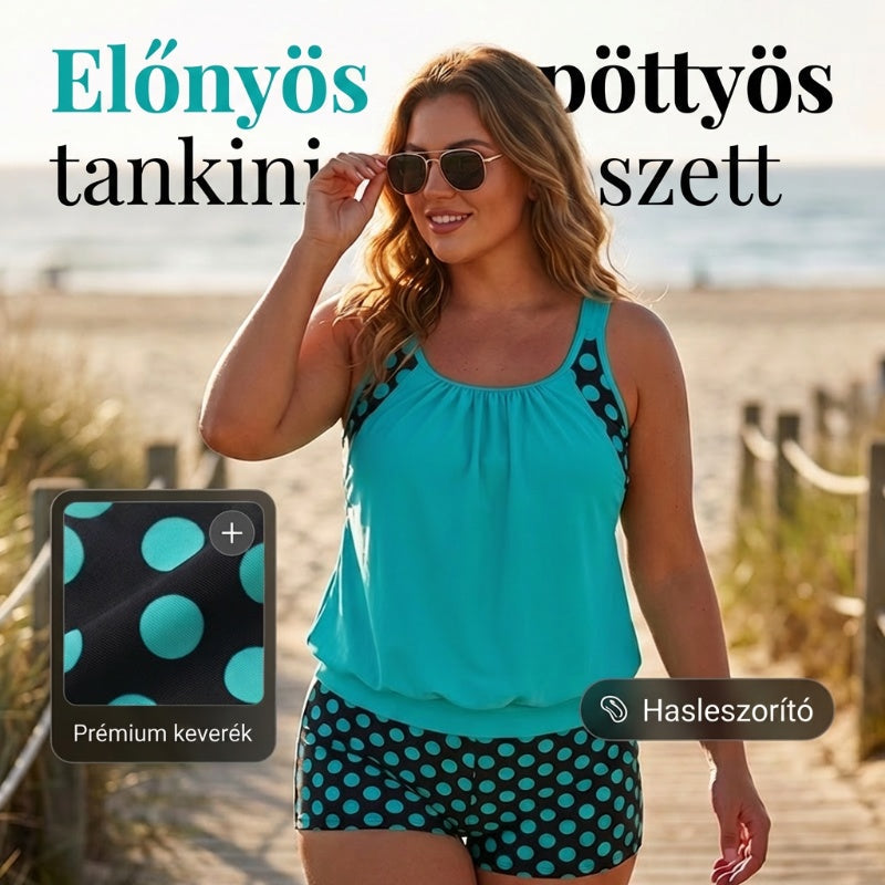 🏖️[S–3XL]👙 Ženski dvodijelni kupaći kostim s točkicama