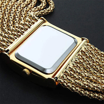⌚ SADA 60% POPUSTA! ✨ Kvarcni sat s cirkonima i resicama - elegantan i sjajan, savršen poklon za proslave 💎🎁