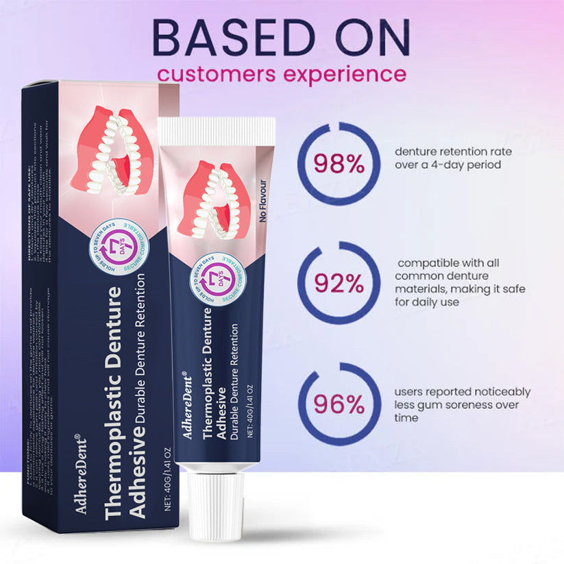 AdhereDent® Termoplastično ljepilo za proteze ⏳ Dugotrajna fiksacija proteze