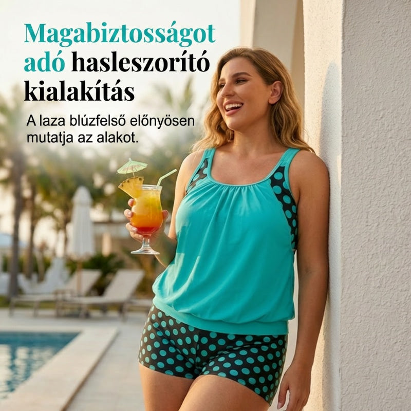 🏖️[S–3XL]👙 Ženski dvodijelni kupaći kostim s točkicama
