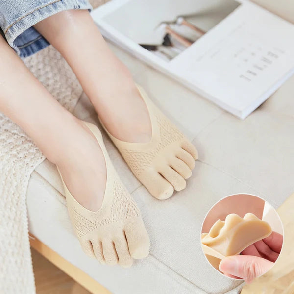 Unisex nevidljive korektivne čarape s pet prstiju