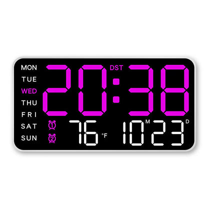 🔥🕘 Veliki LED digitalni zidni sat 🏡