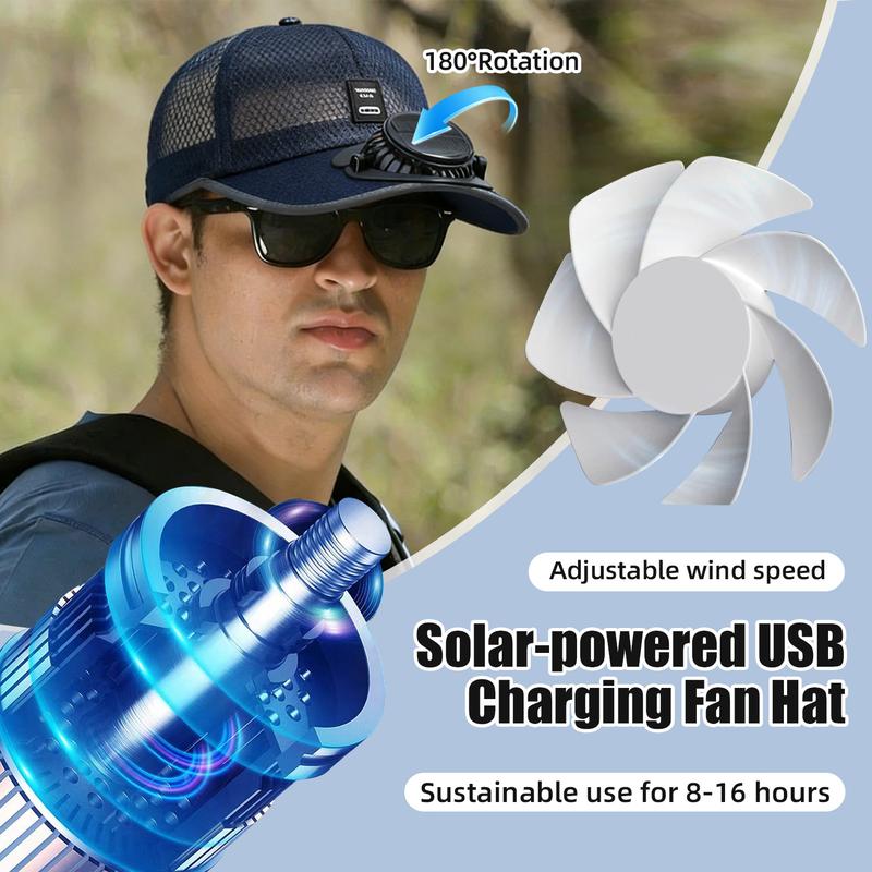 🔥VRUĆA RASPRODAJA 49% POPUSTA🧢2026 Pro Vanjska Kapa za Hlađenje: Kapa s Ventilatorom s Dva Napajanja