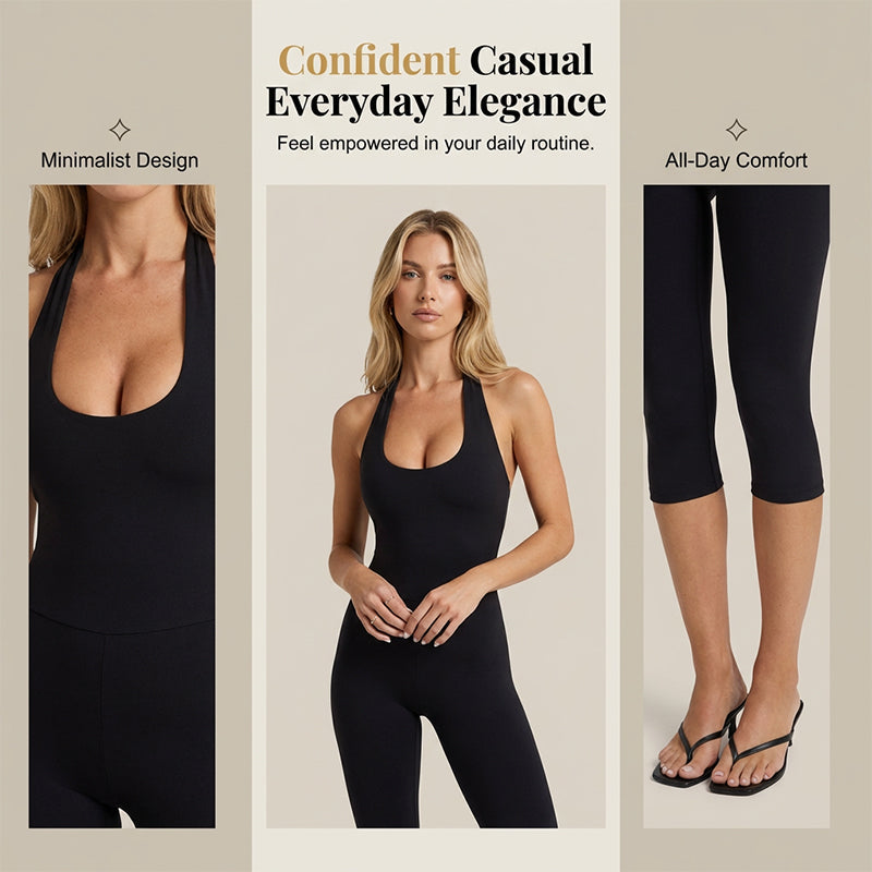 Bodycon kombinezon za fitness i jogu
