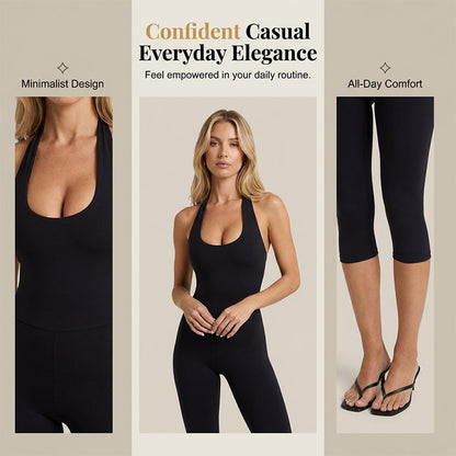 Bodycon kombinezon za fitness i jogu