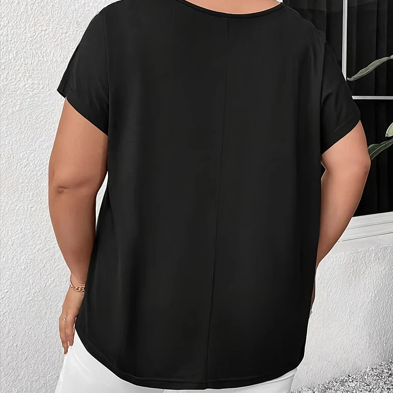 Ženska bluza s V-izrezom