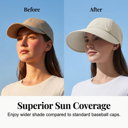 🧢Ženski šešir za sunce širokog oboda u stilu bejzbola🌞