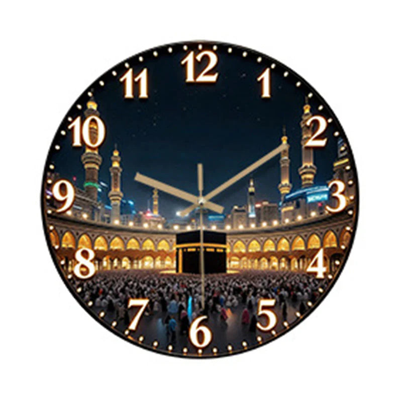 🕦Kreativan, drveni, tihi zidni sat