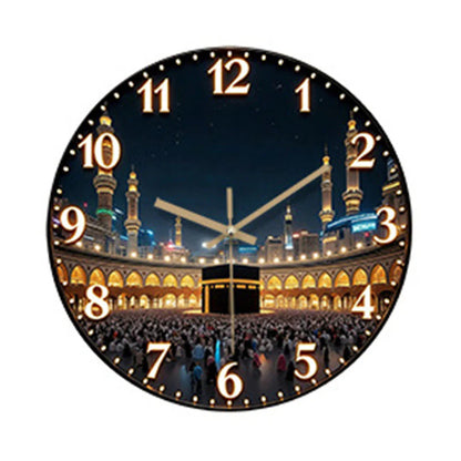 🕦Kreativan, drveni, tihi zidni sat