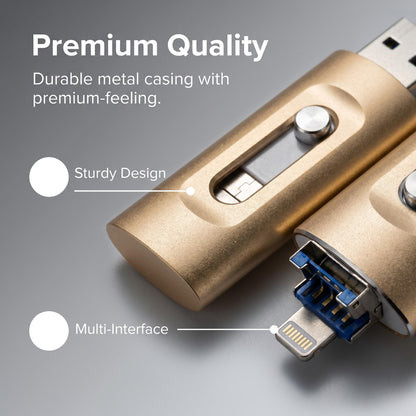 3-u-1 univerzalni USB stick