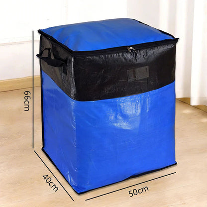 🥳VRUĆA RASPRODAJA 2026.🥳💞PRODANO 50 000+!📦🔥 50% POPUSTA! Sklopiva torba za pohranu i selidbu – izdržljivi PE, vodootporna. Iznimno velika 180 l, sklapa se ravno. Ojačane ručke, idealne za selidbu ili pohranu na tavanu. 🏠✨