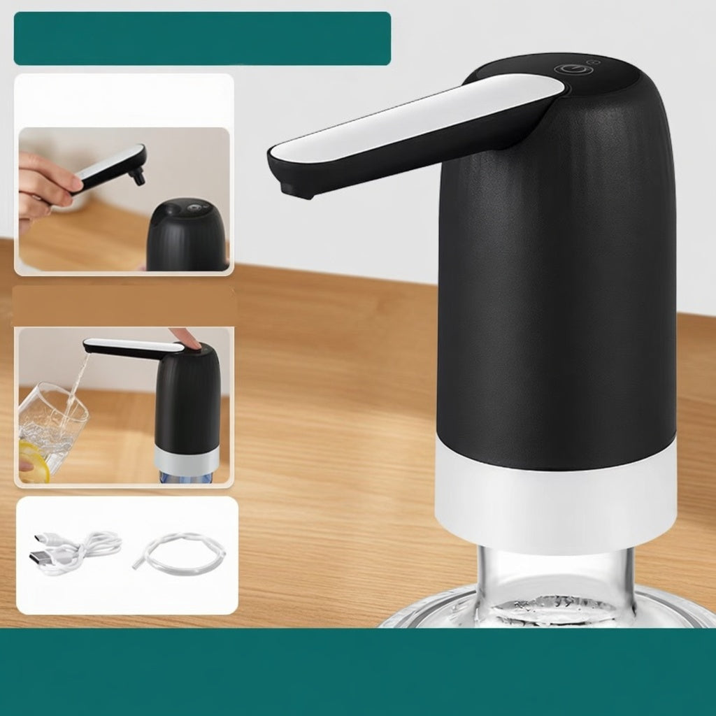Pumpa za vodu iz boce, automatski dispenzer vode s USB punjenjem, pumpa za vodu iz boce s jednim gumbom