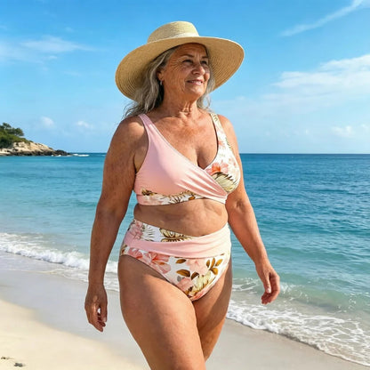 🌸 Floralni bikini visokog struka: naglasite svoju figuru – na zalihi! 👙