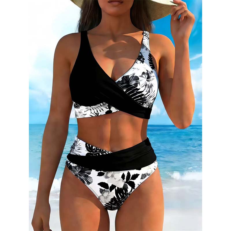 🌸 Floralni bikini visokog struka: naglasite svoju figuru – na zalihi! 👙
