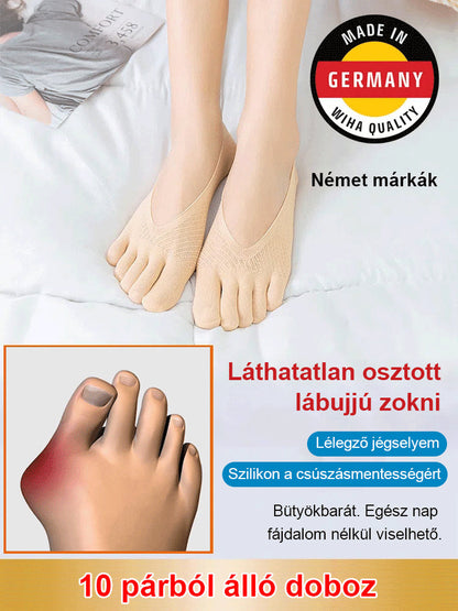 Unisex nevidljive korektivne čarape s pet prstiju