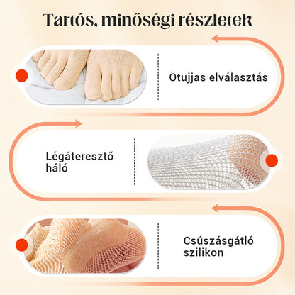 Unisex nevidljive korektivne čarape s pet prstiju