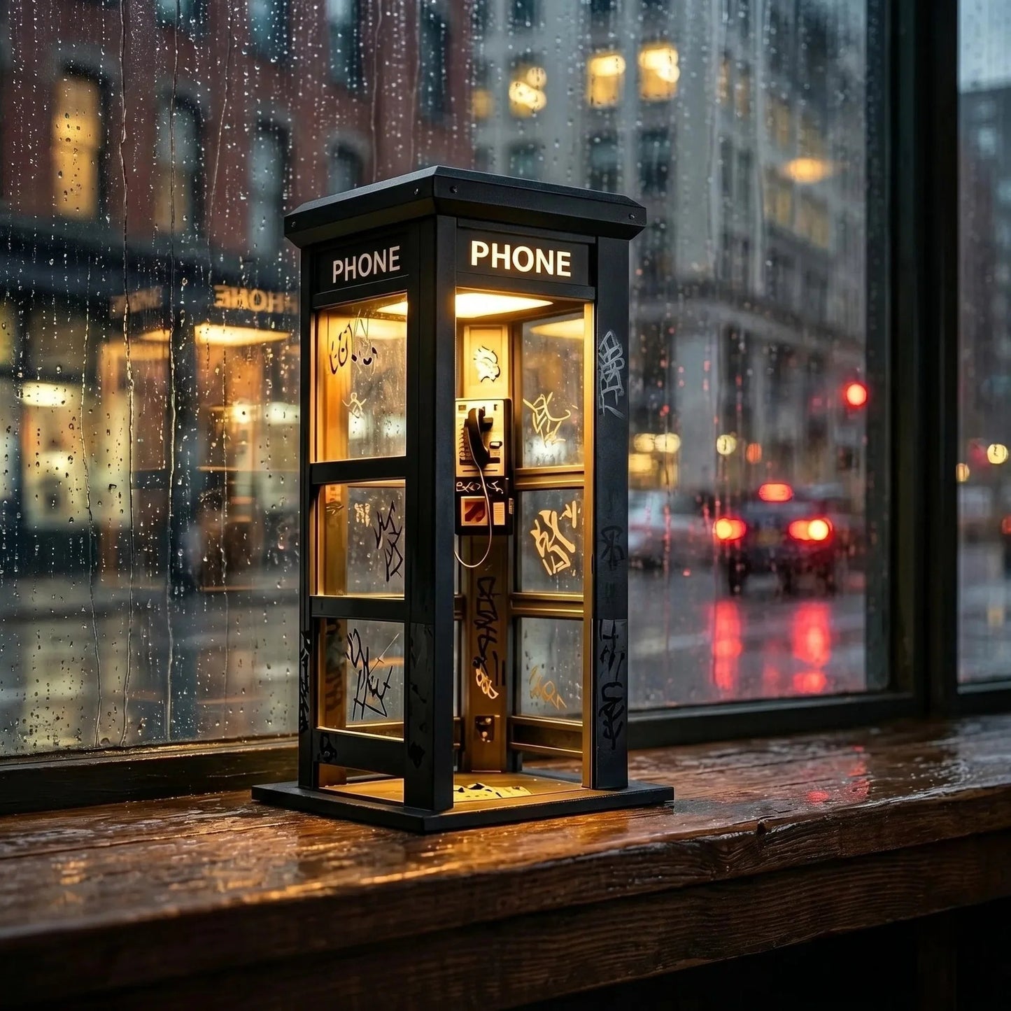 ✨Vintage atmosferska lampa, u stilu telefonske govornice