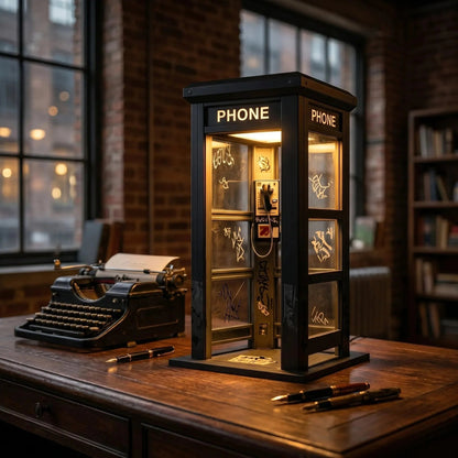 ✨Vintage atmosferska lampa, u stilu telefonske govornice