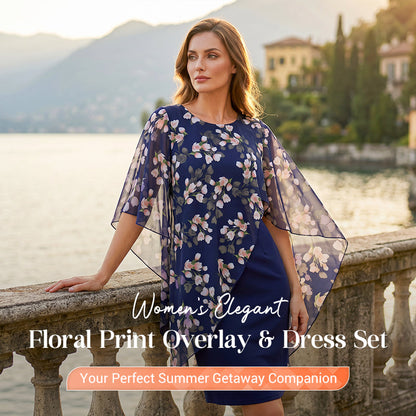 👗 SADA 50% POPUSTA!🌸 Elegantni cvjetni set od 2 dijela – bluza i haljina – šik boho ljetni outfit ✨