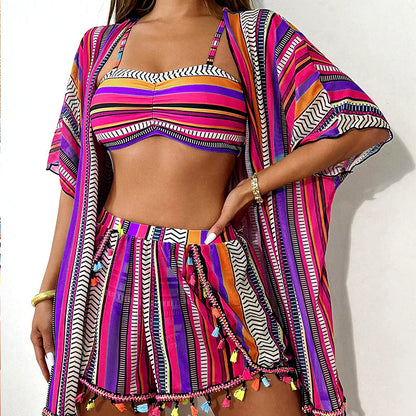 Bikini set od 4 dijela s naramenicama