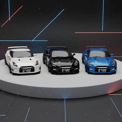📢📢60% POPUSTA!!🎅【🎁Savršen poklon🎁】🎄Budilica za hiperautomobile – 🏎️GTR realističan motor i svjetlosni efekti