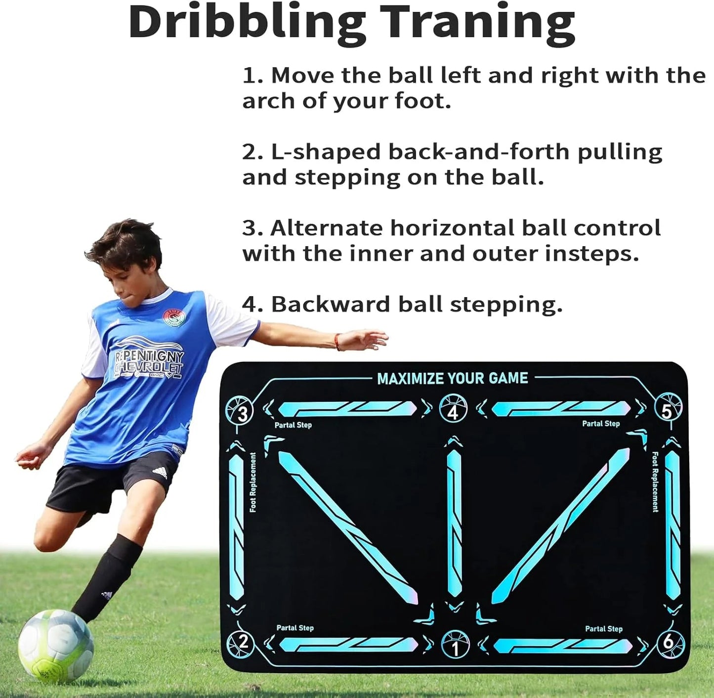⚽Podloga za nogometni trening za sve razine vještine (protuklizna, tiha)
