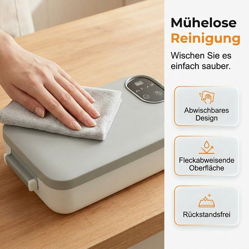 Prijenosni električni grijač hrane s funkcijom samozagrijavanja